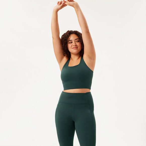 Girlfriend Collective Moss Paloma Racerback Bra - Picture 5 of 5